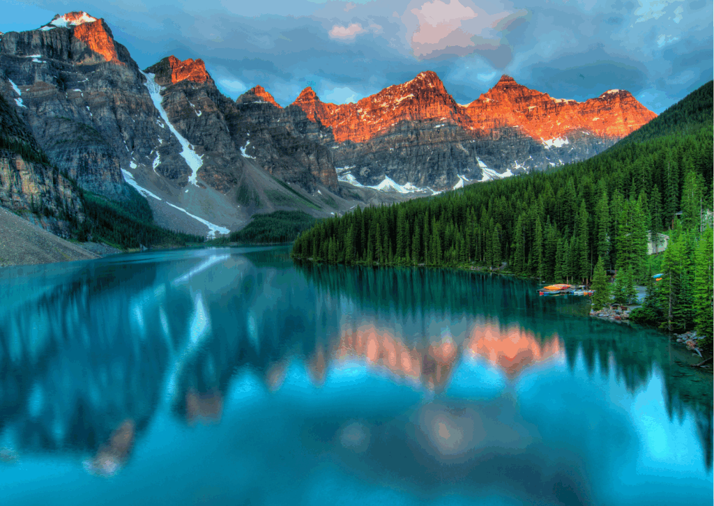 A picture of Canada, a country in North America where you can get naturalization through residence.