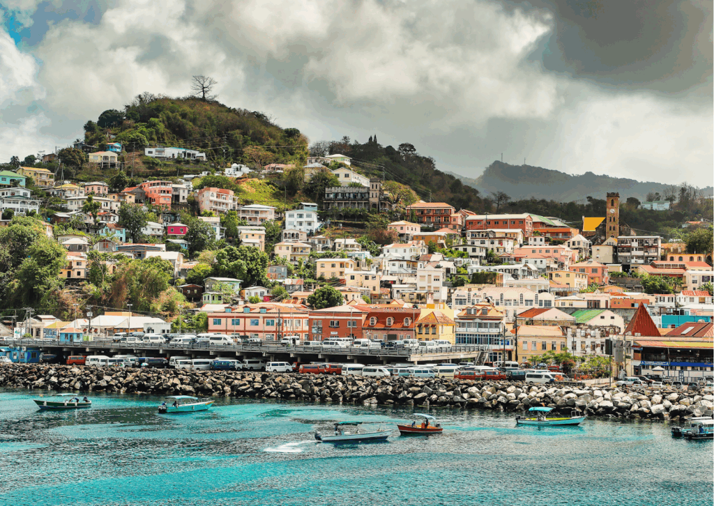 Picture of Grenada, a country in the Caribbean where you can get easy citizenship via investment.