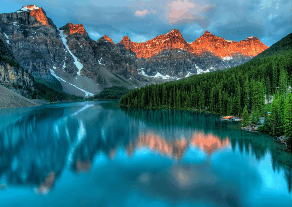 A picture of Canada, a country in North America where you can get naturalization through residence.